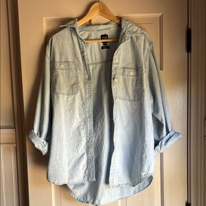 GAP “the big shirt” Denim Shirt